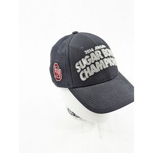 Nike Team Oklahoma Sooners Official Locker Room Hat 2014 Sugar Bowl Champions